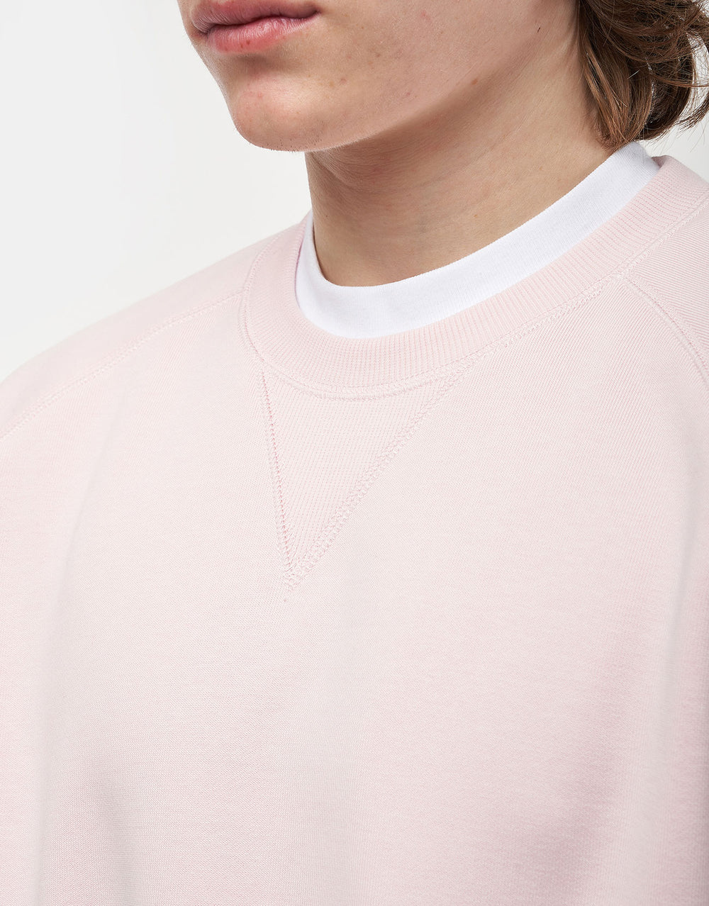 Carhartt WIP Chase Sweat - Air Pink/Gold