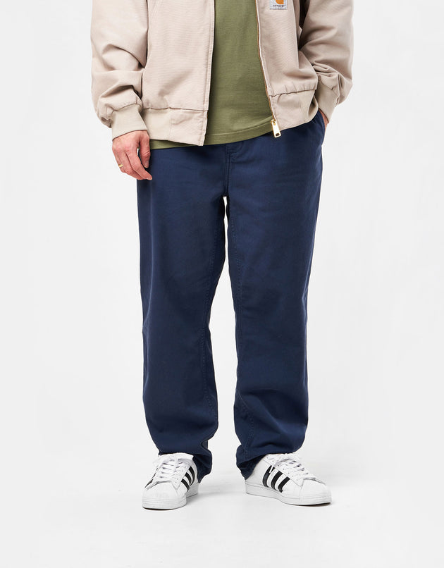 Carhartt WIP Flint Pant - Dusky Blue (Garment Dyed)