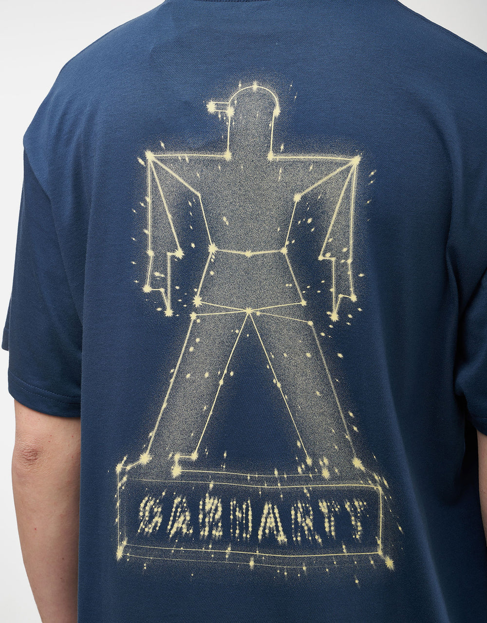 Carhartt WIP Stargazer T-Shirt - Dusky Blue/Yellow