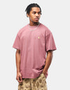 Carhartt WIP Chase T-Shirt - Dusky Pink/Gold