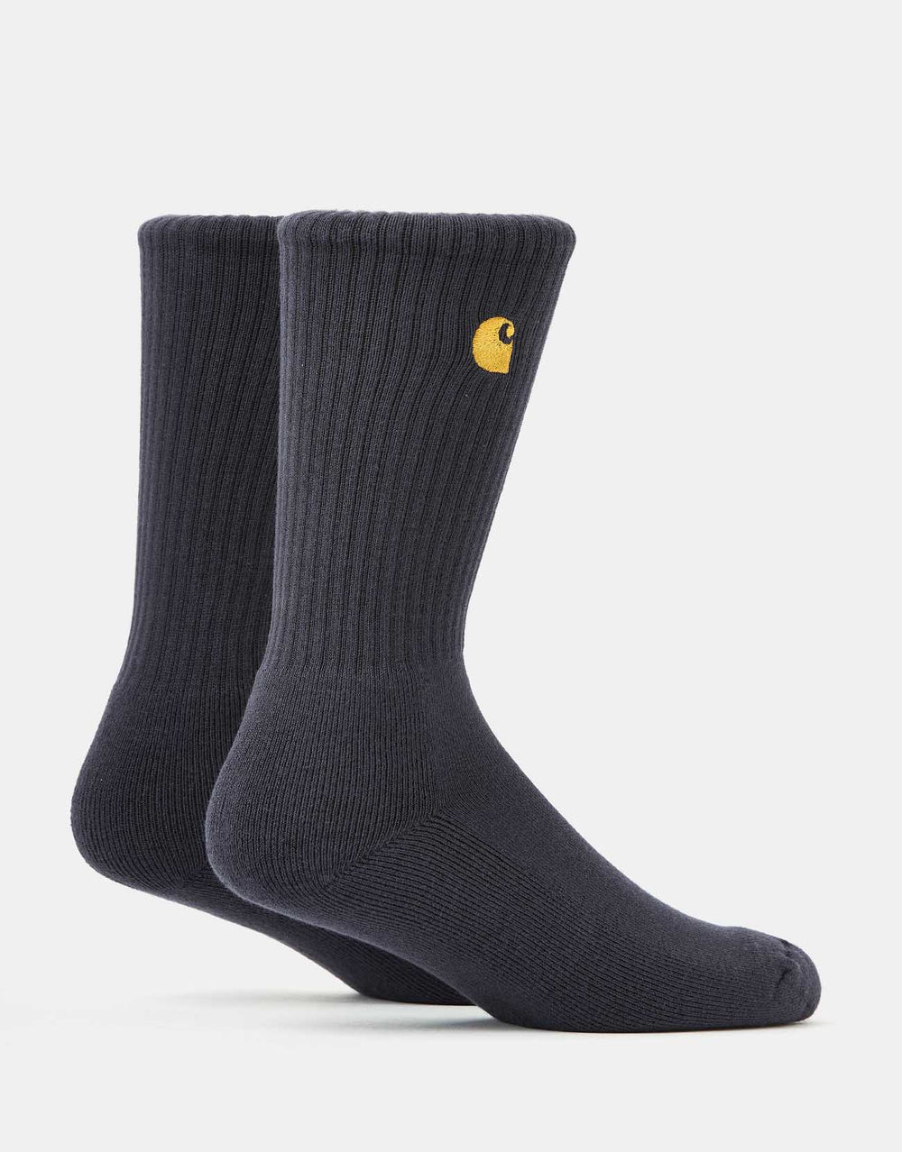 Carhartt WIP Chase Crew Socks - Dark Navy/Gold