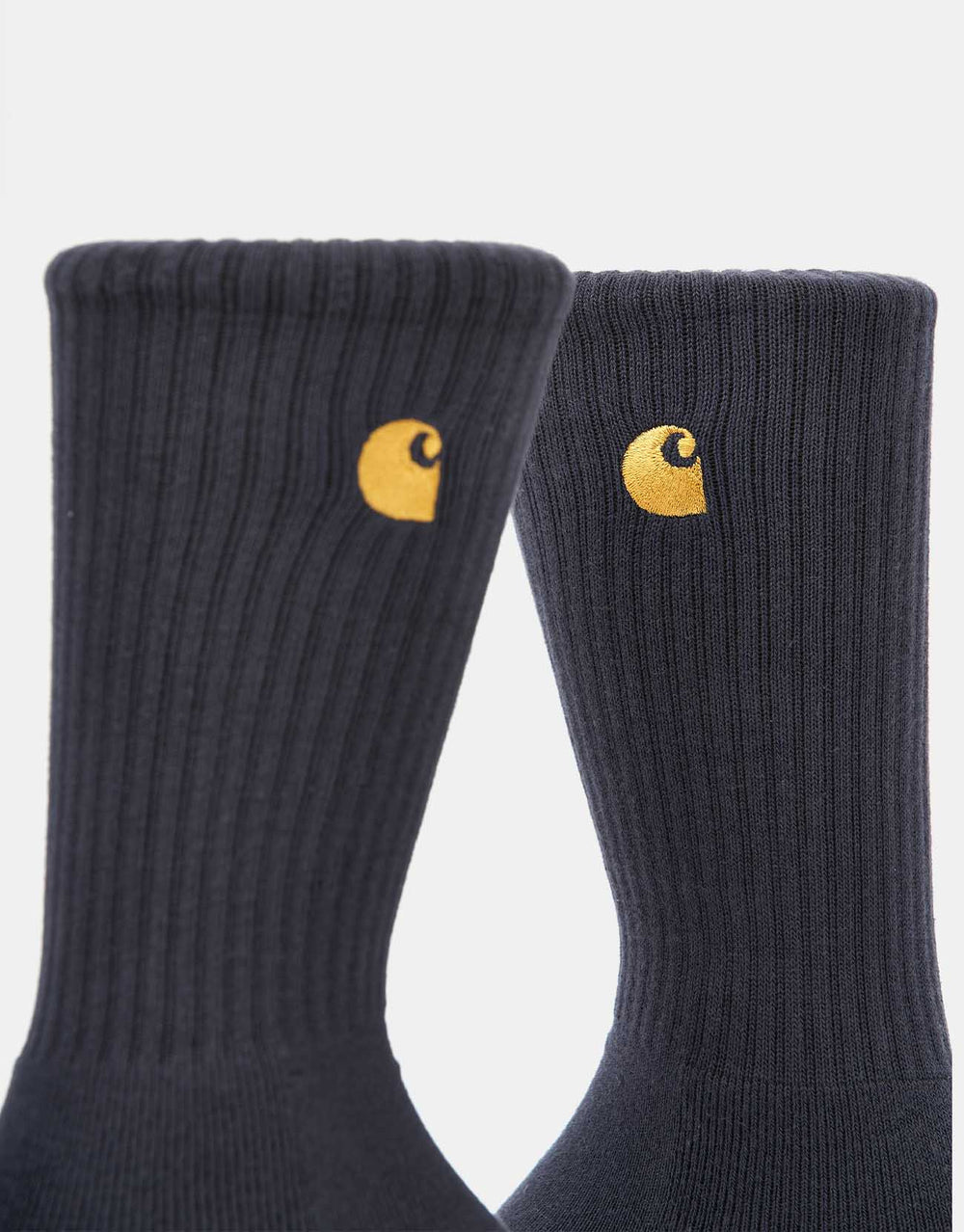 Carhartt WIP Chase Crew Socks - Dark Navy/Gold