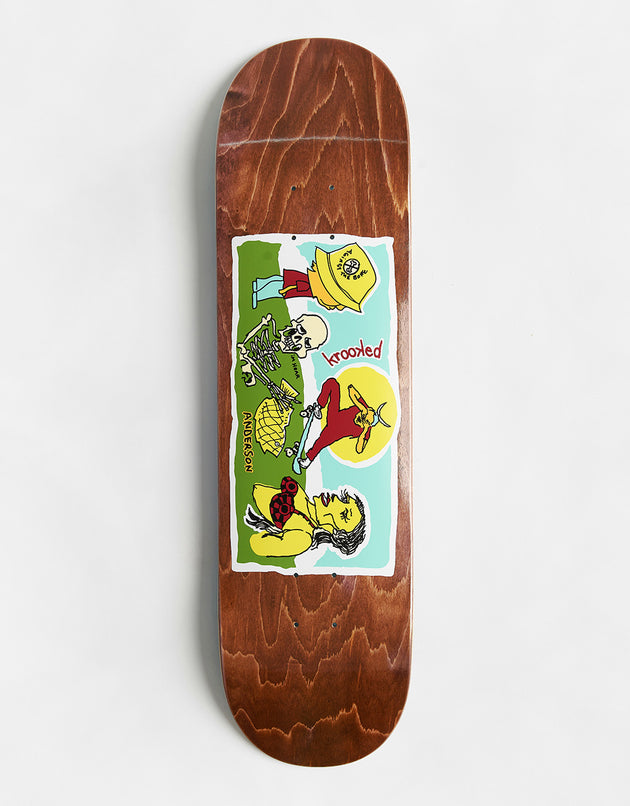 Krooked Manderson Bone Skateboard Deck - 8.38"