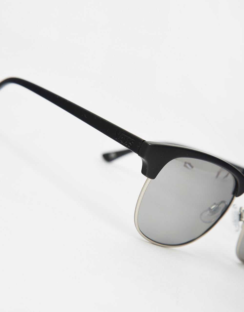 Vans Dunville Sunglasses - Matte Black/Silver Mirror