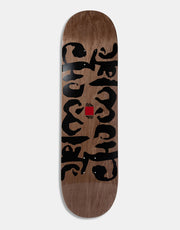 Chocolate Roberts Ink Blot 'TWIN TIP' G069 Skateboard Deck - 8.25"