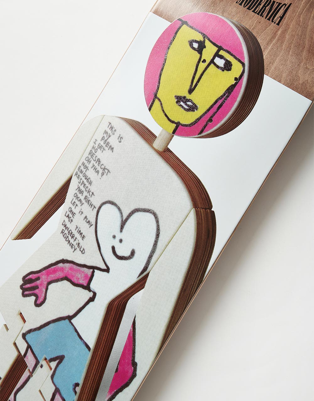 Girl x Mark Gonzales x Modernica Pacheco Wooden OG G016 Skateboard Deck - 8.375"