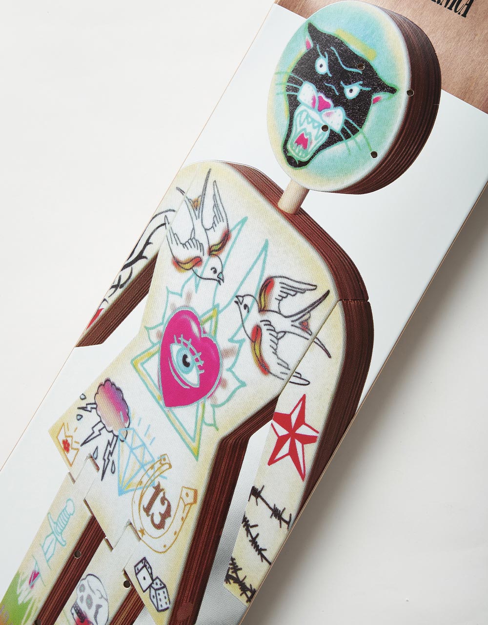 Girl x Natas Kaupas x Modernica Rowan Wooden OG G023 Skateboard Deck - 8.125"