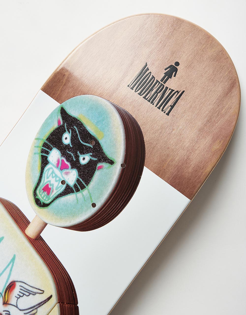 Girl x Natas Kaupas x Modernica Rowan Wooden OG G023 Skateboard Deck - 8.125"