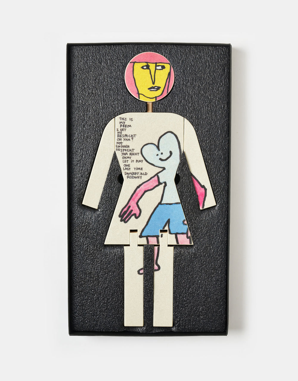 Girl x Mark Gonzales x Modernica Wooden OG Statue