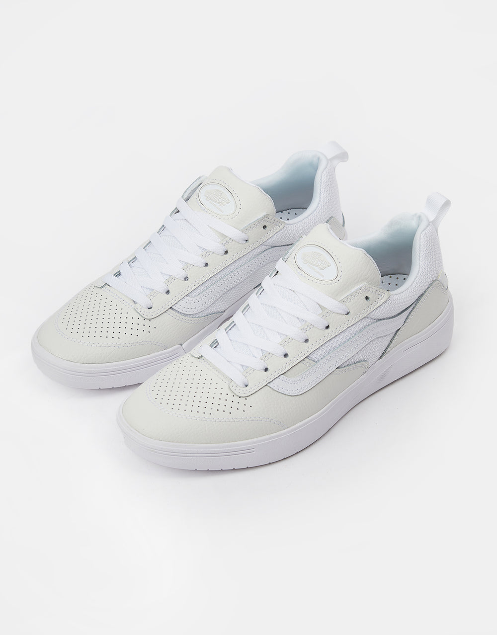 Vans Zahba Skate Shoes - White/White