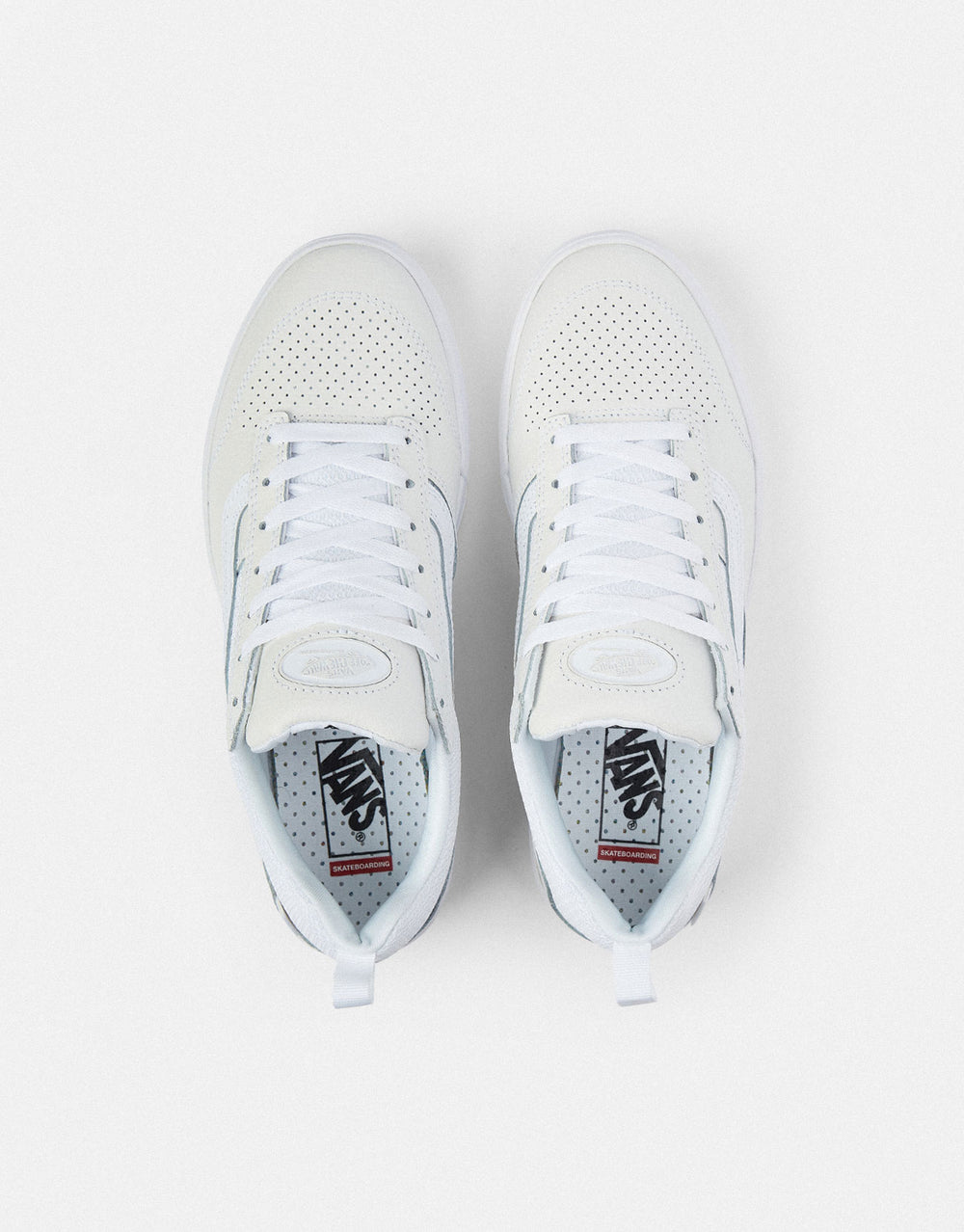 Vans Zahba Skate Shoes - White/White