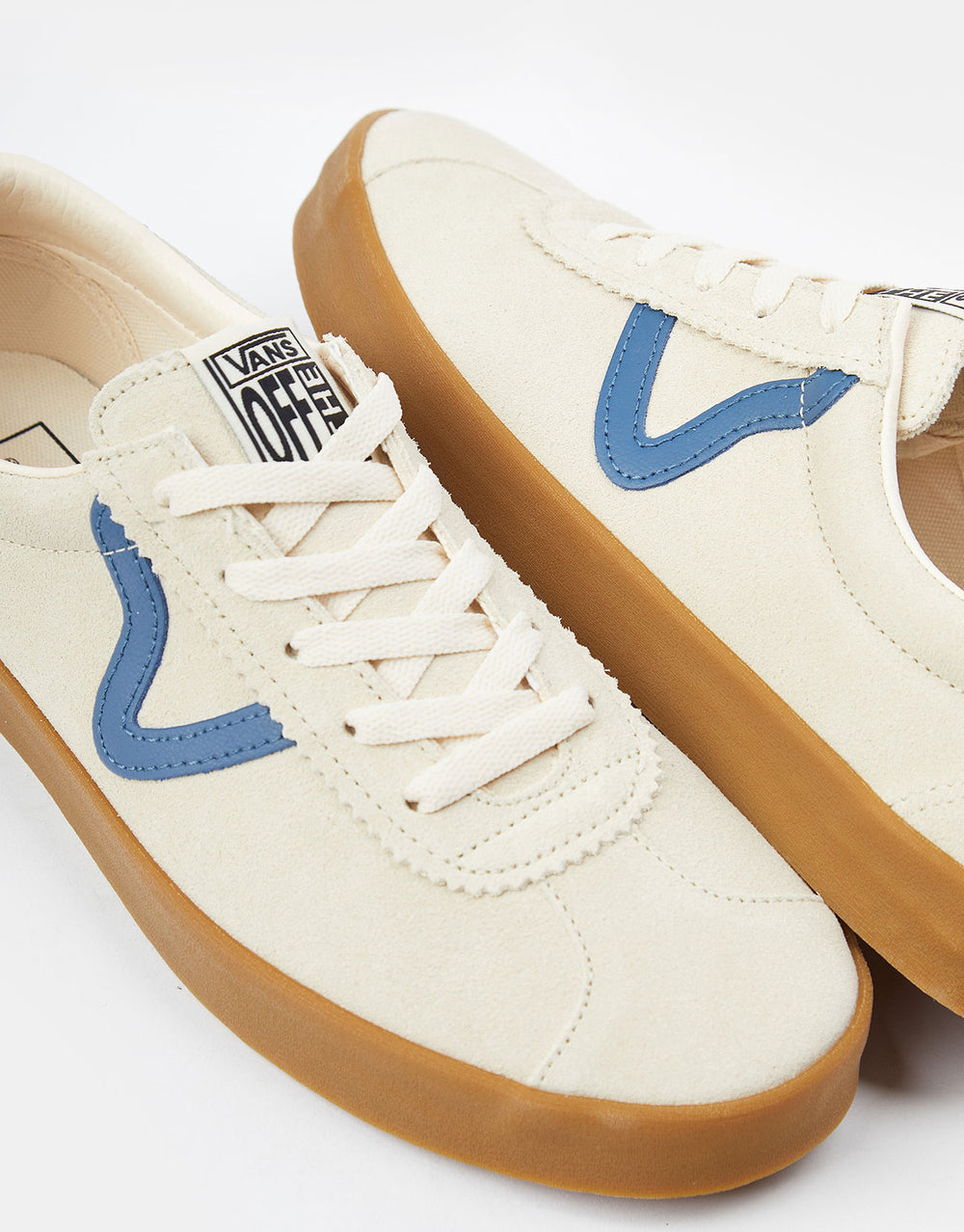 Vans Sport Low Skate Shoes - White/Navy