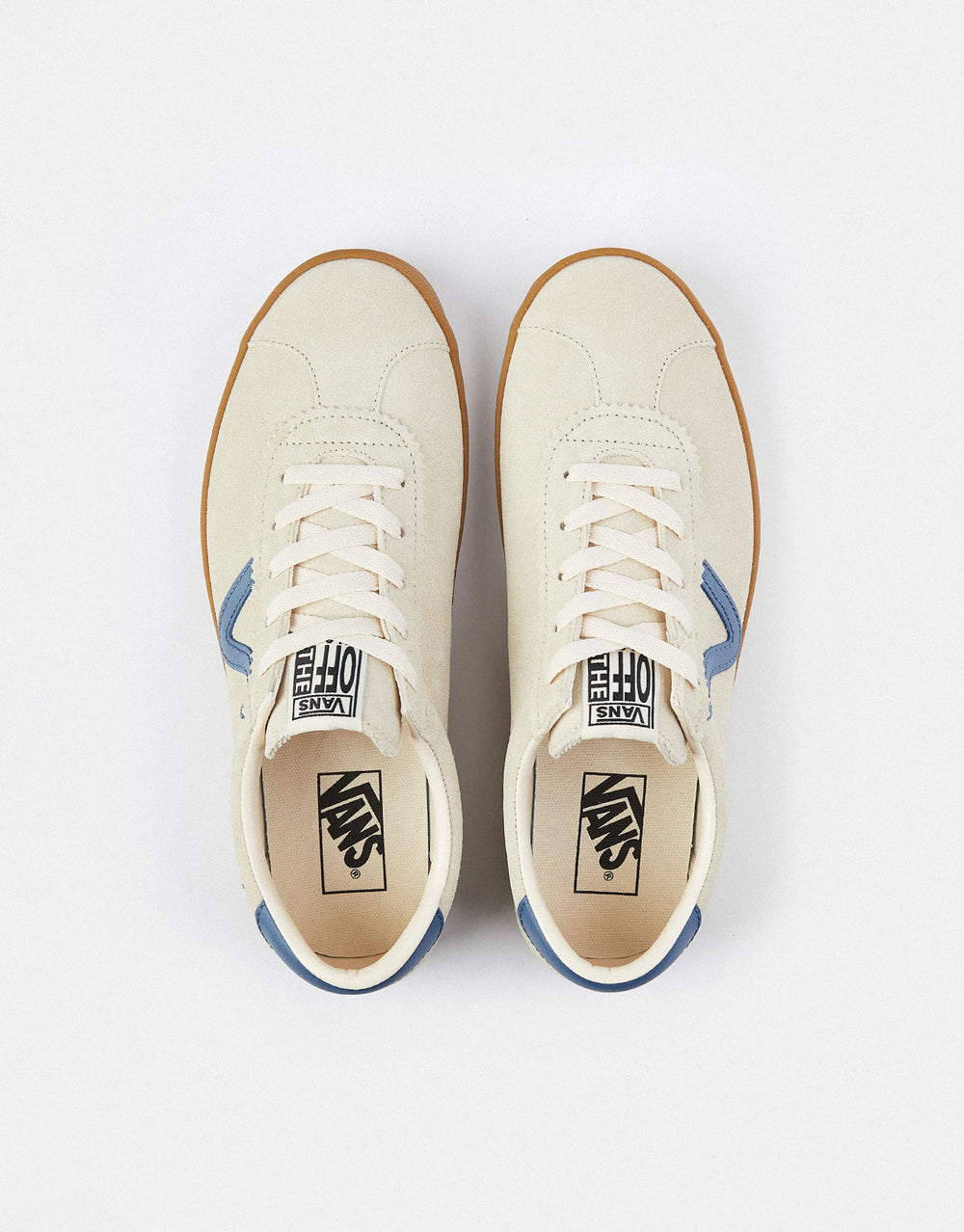 Vans Sport Low Skate Shoes - White/Navy