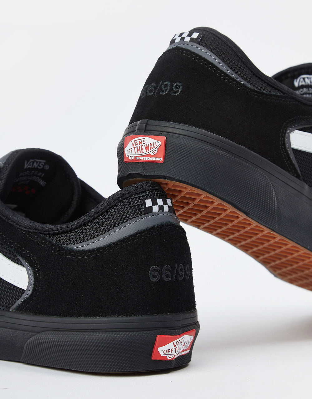 Vans Skate Rowley Shoes - Black/White/Black