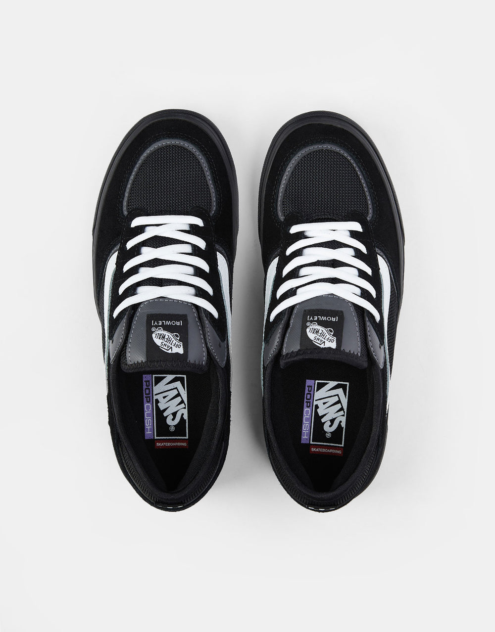 Vans Skate Rowley Shoes - Black/White/Black