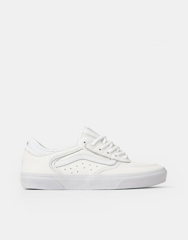 Vans Skate Rowley Skate Shoes - White/White