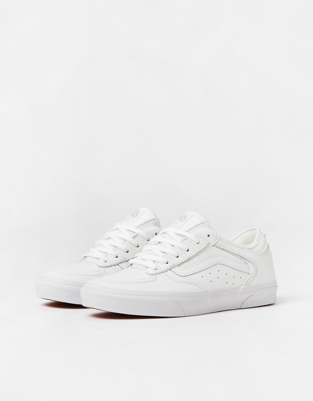 Vans Skate Rowley Skate Shoes - White/White