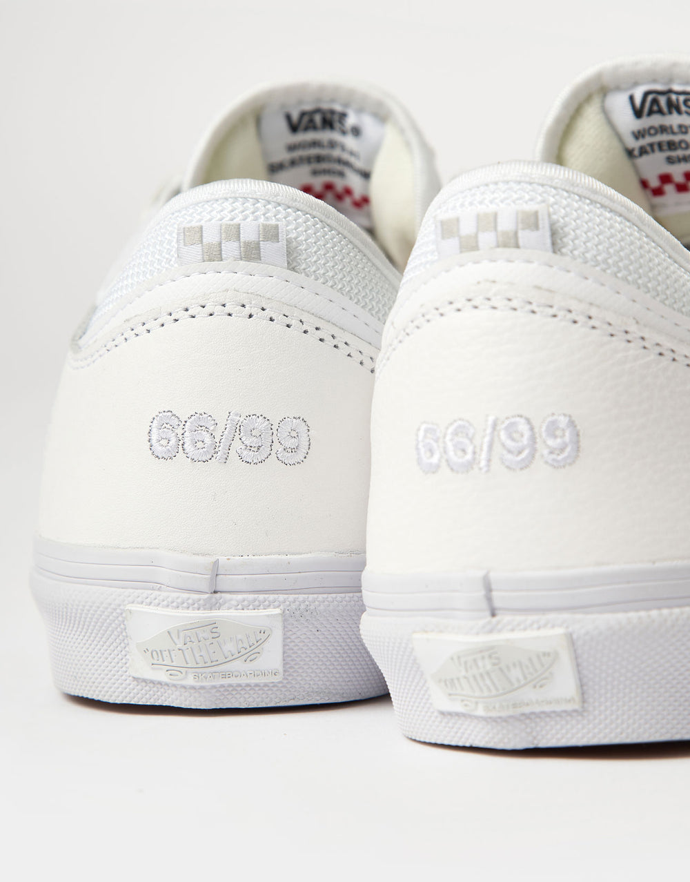 Vans Skate Rowley Skate Shoes - White/White