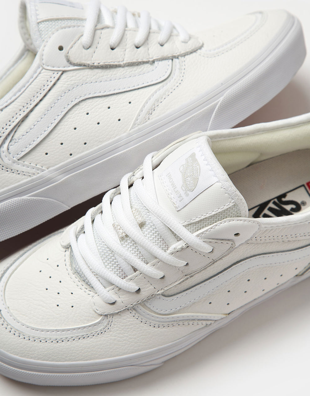 Vans Skate Rowley Skate Shoes - White/White