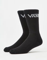 Vans Classic Crew 6 Pack Socks - Black