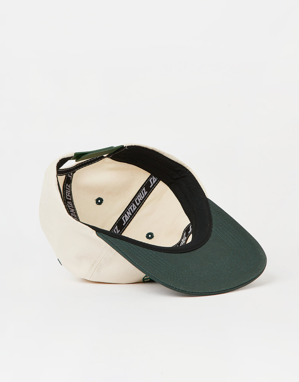 Santa Cruz MFG Oval Dot Cap - Chalk/Rainforest