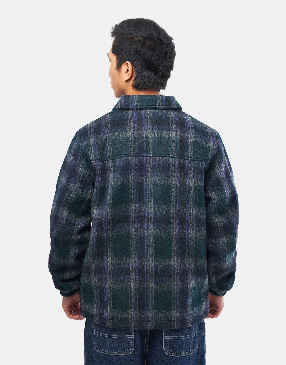 Santa Cruz Hideout Jacket - Navy/Blue/Grey Check