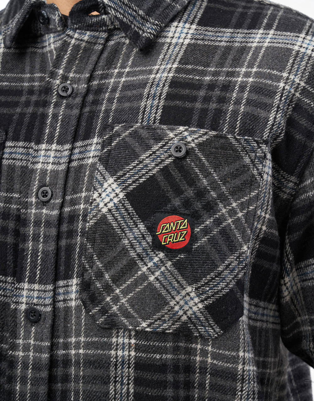 Santa Cruz Apex L/X Shirt - Black Check