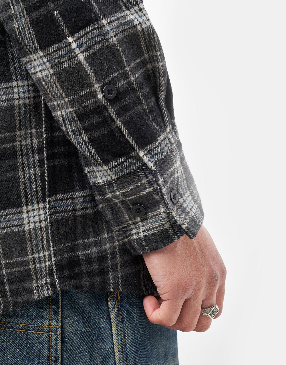 Santa Cruz Apex L/X Shirt - Black Check