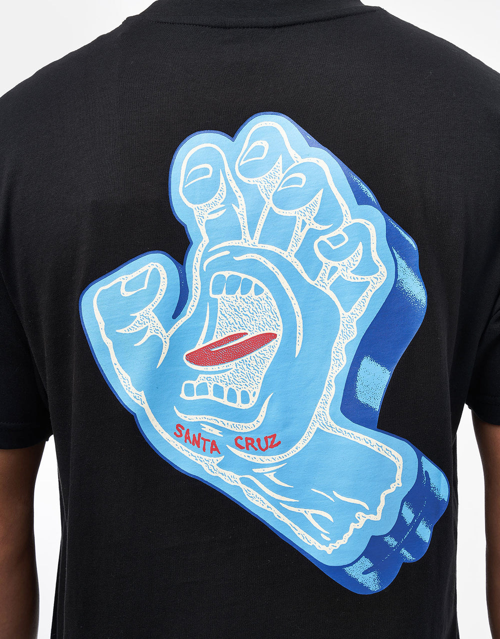 Santa Cruz Screaming Foam Hand T-Shirt - Black