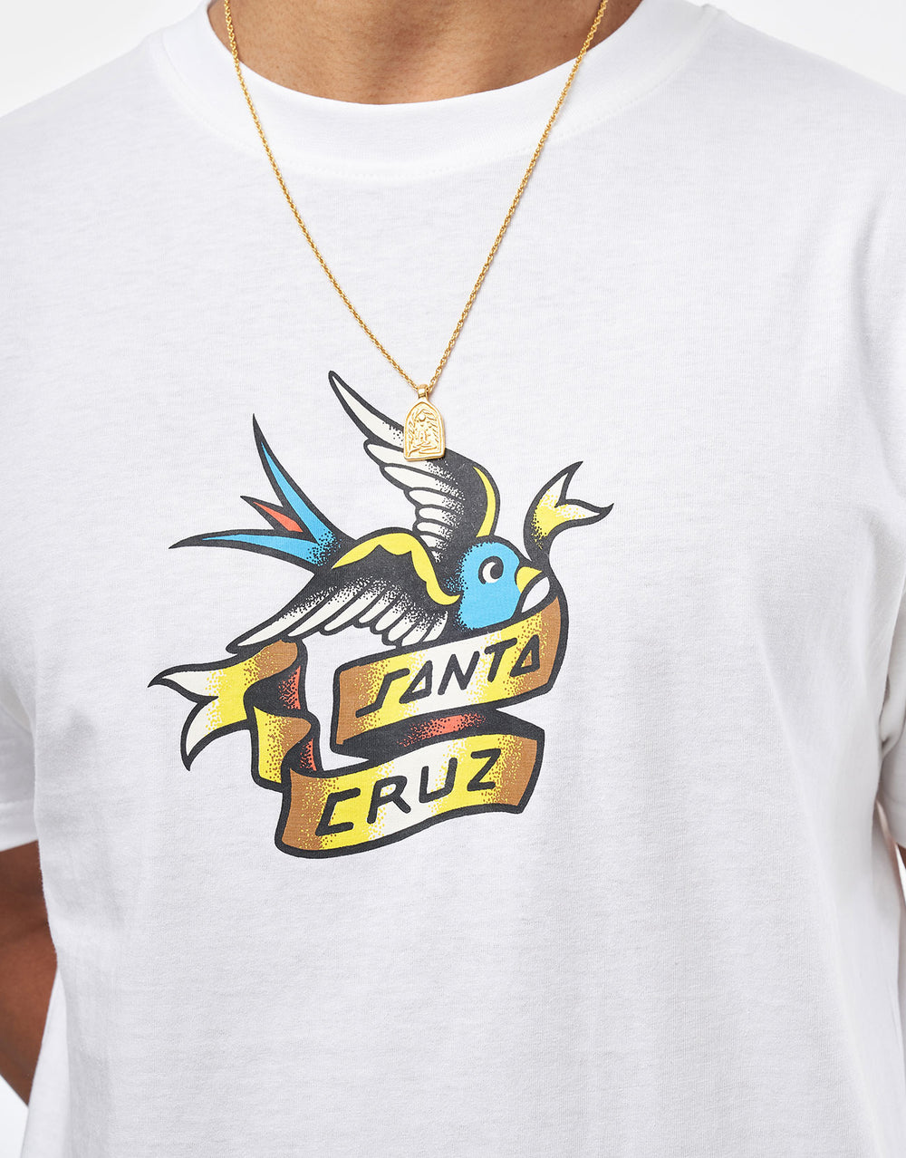 Santa Cruz Sommer Sparrow Front T-Shirt - White