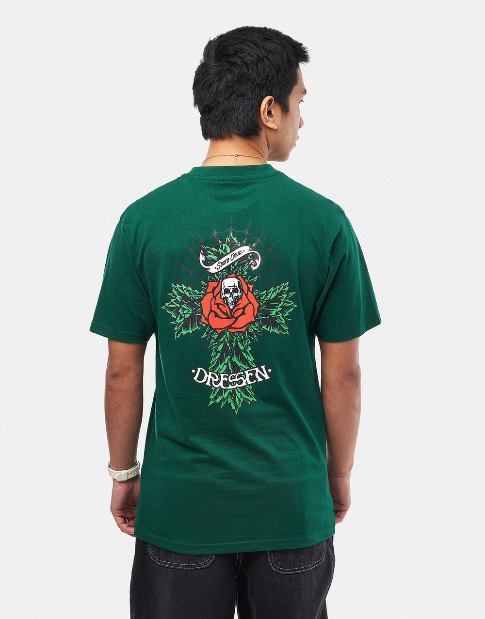 Santa Cruz Dressen Rose Cross 2 T-Shirt - Rainforest