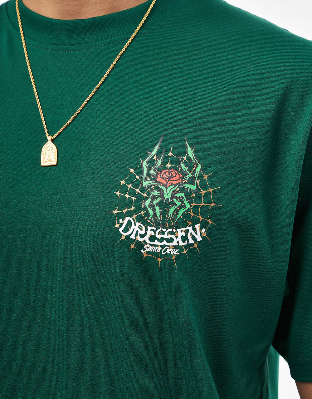 Santa Cruz Dressen Rose Cross 2 T-Shirt - Rainforest