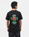 Santa Cruz Dressen Rose Cross 2 T-Shirt - Black