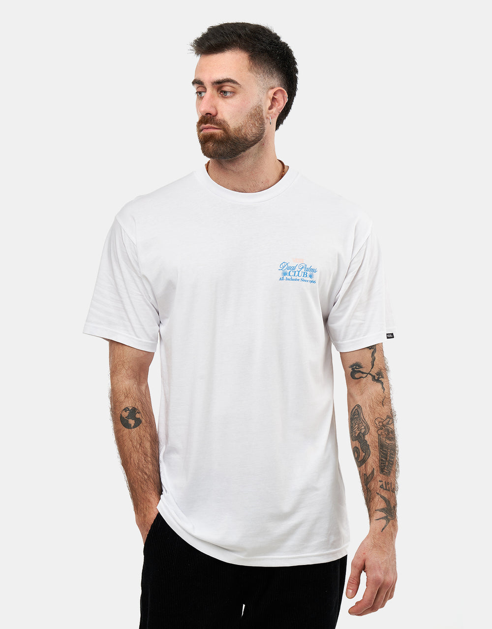 Vans Dual Palms Club T-Shirt - White