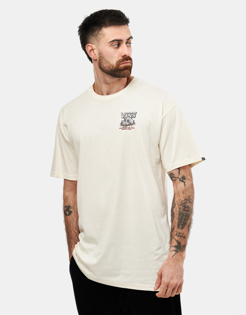 Vans Growin On U T-Shirt - Antique White