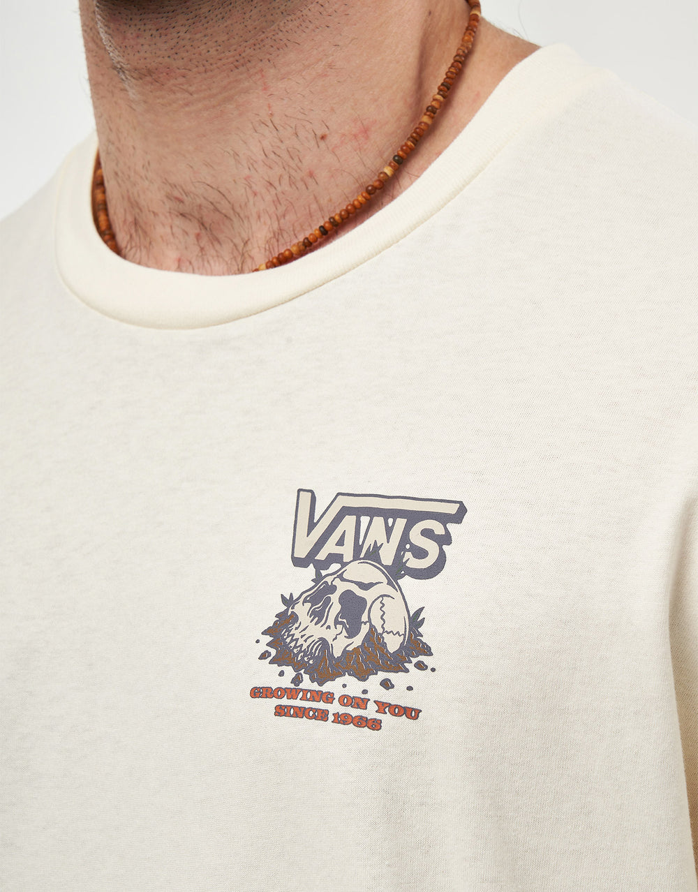 Vans Growin On U T-Shirt - Antique White