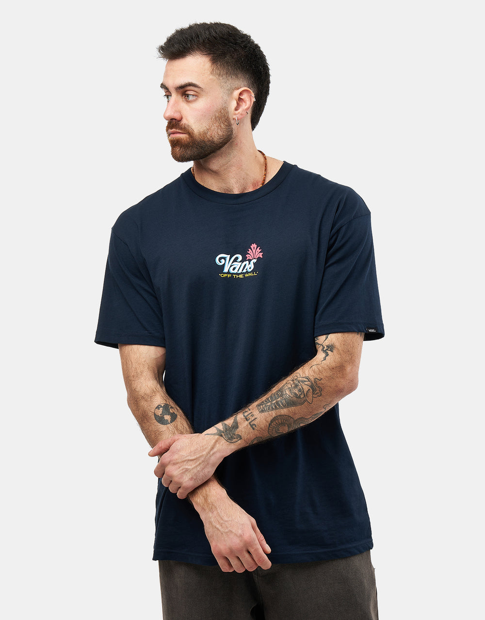 Vans Pineapple Skull T-Shirt - Navy