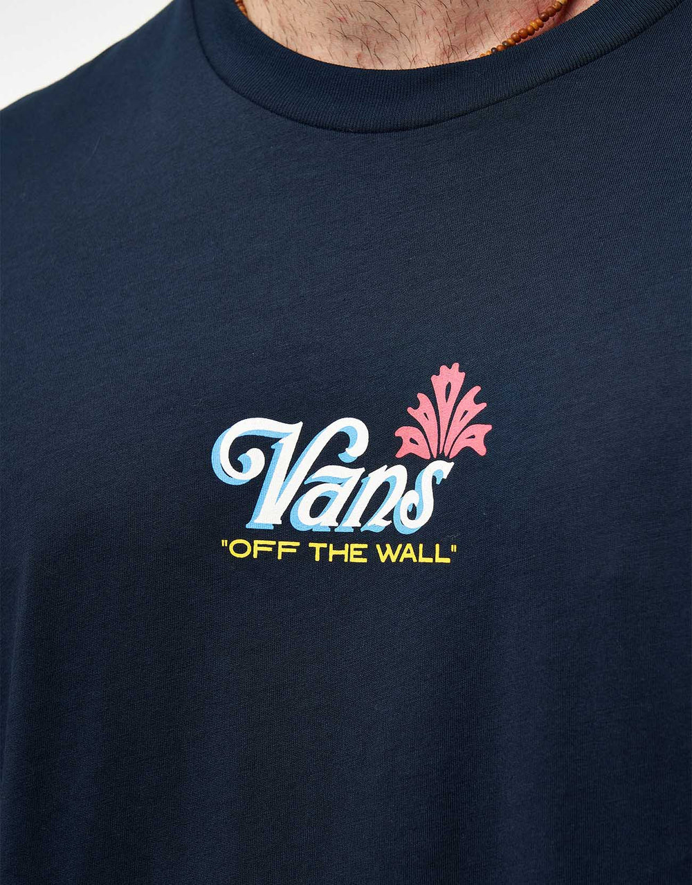 Vans Pineapple Skull T-Shirt - Navy