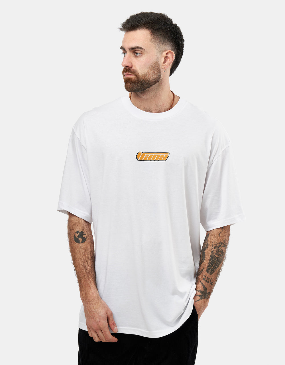 Vans Retro V T-Shirt - White