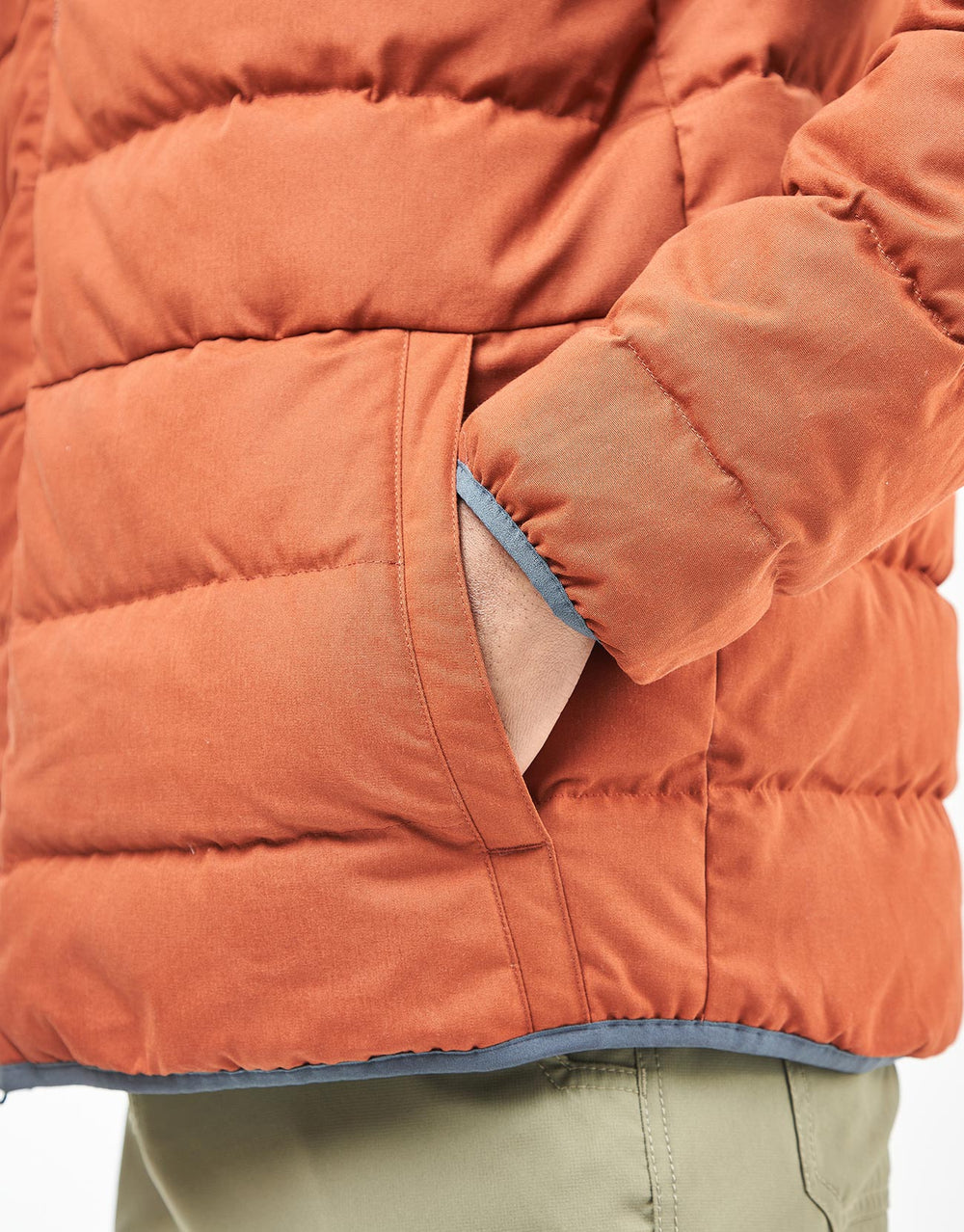 Patagonia Cotton Down Jacket - Burnished Red