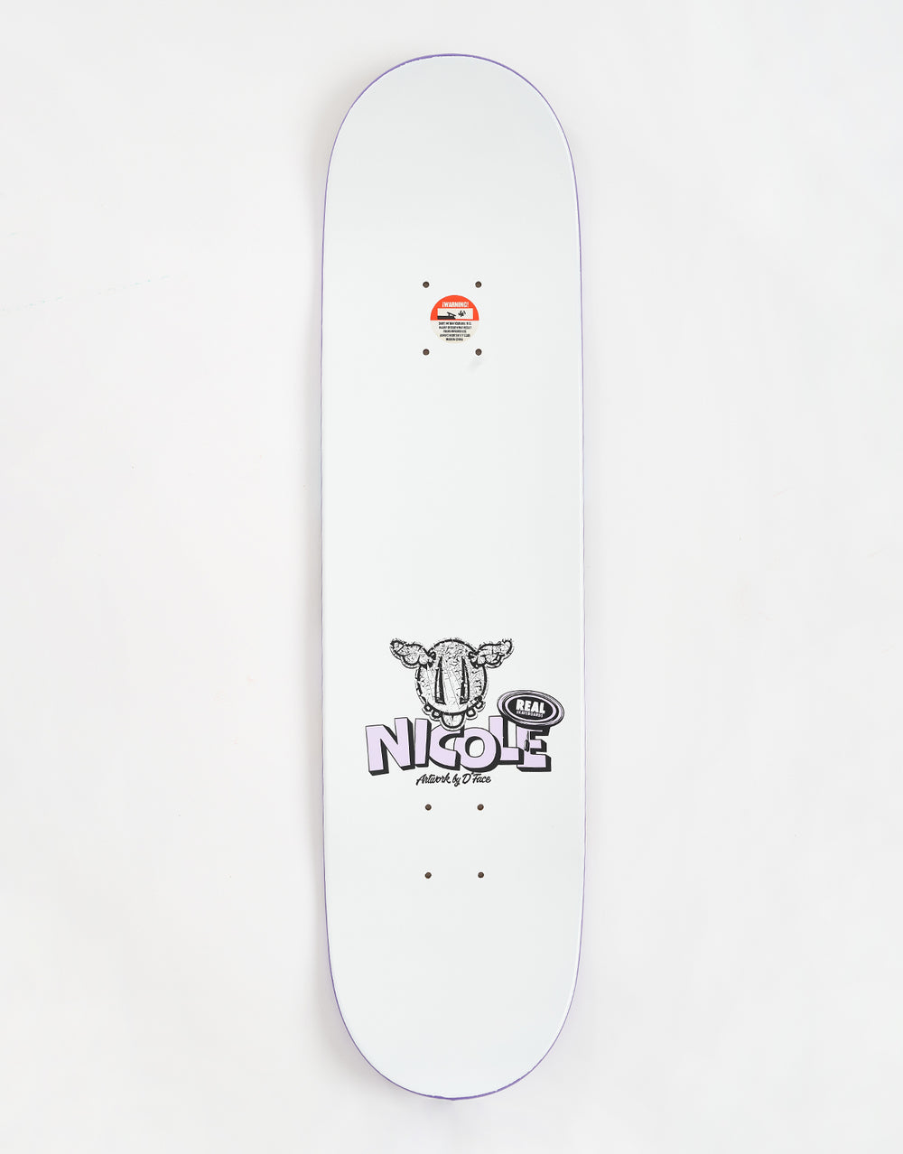 Real x D*Face Nicole Full SE Skateboard Deck - 8.06"