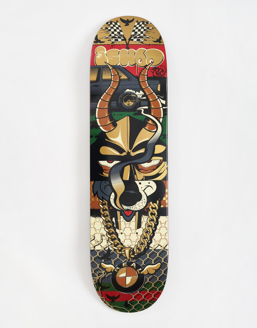 Real x D*Face Ishod Skateboard Deck - 8.25"