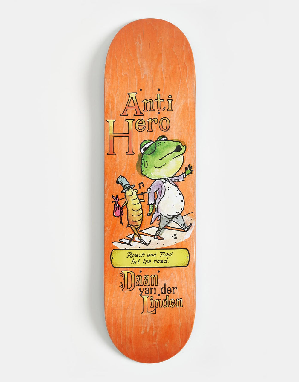 Anti Hero Daan Roach and Toad Skateboard Deck - 8.28"