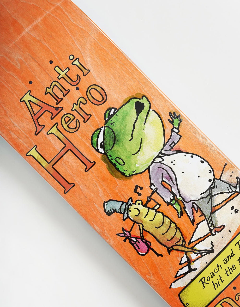 Anti Hero Daan Roach and Toad Skateboard Deck - 8.28"