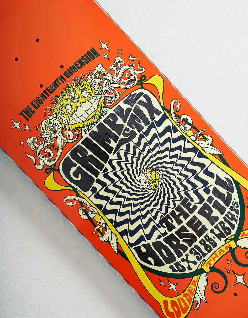 Anti Hero Grimple Stix Litho 'Horse Pill' Skateboard Deck - 10"