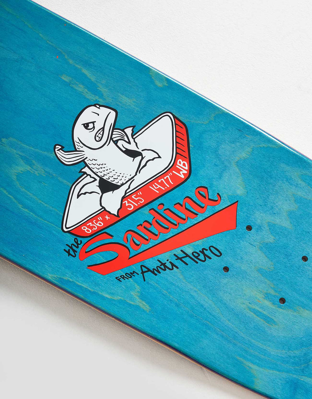 Anti Hero  The Sardine Eagle Skateboard Deck - 8.36"