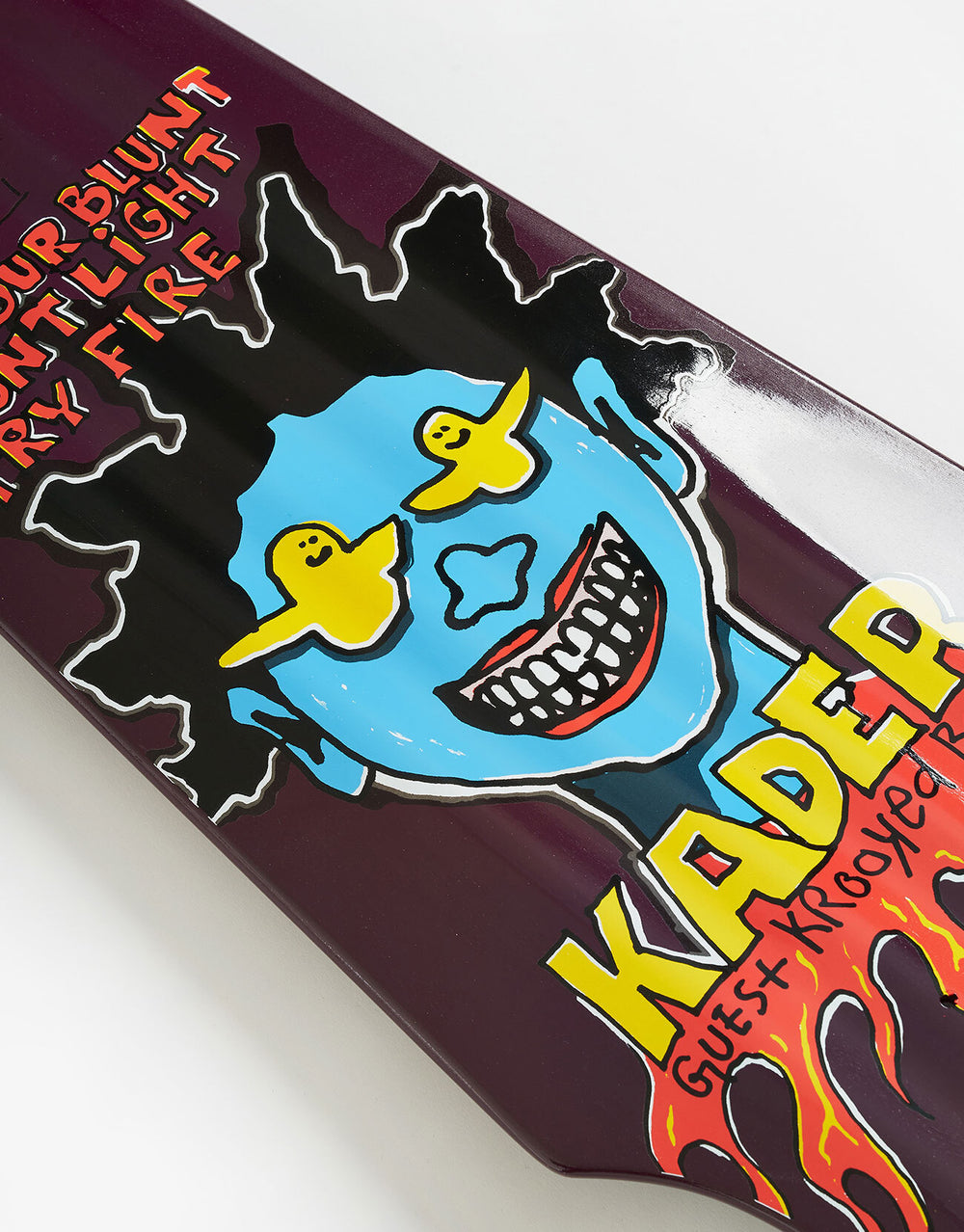 Krooked Kader Guest Tri-Plane Skateboard Deck - 9.75"