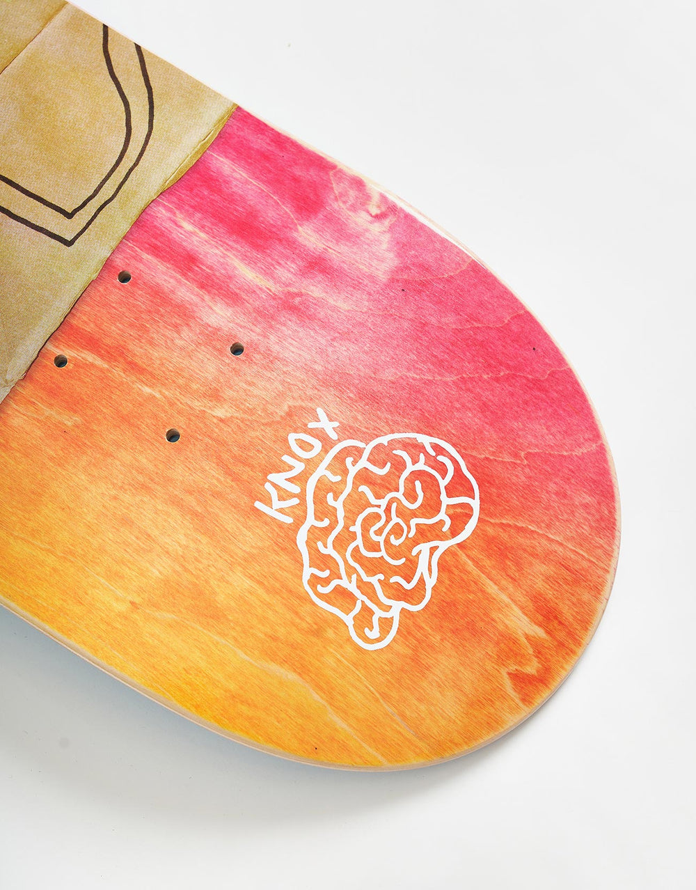 Krooked Knox Tom's Brain Skateboard Deck - 8.5"