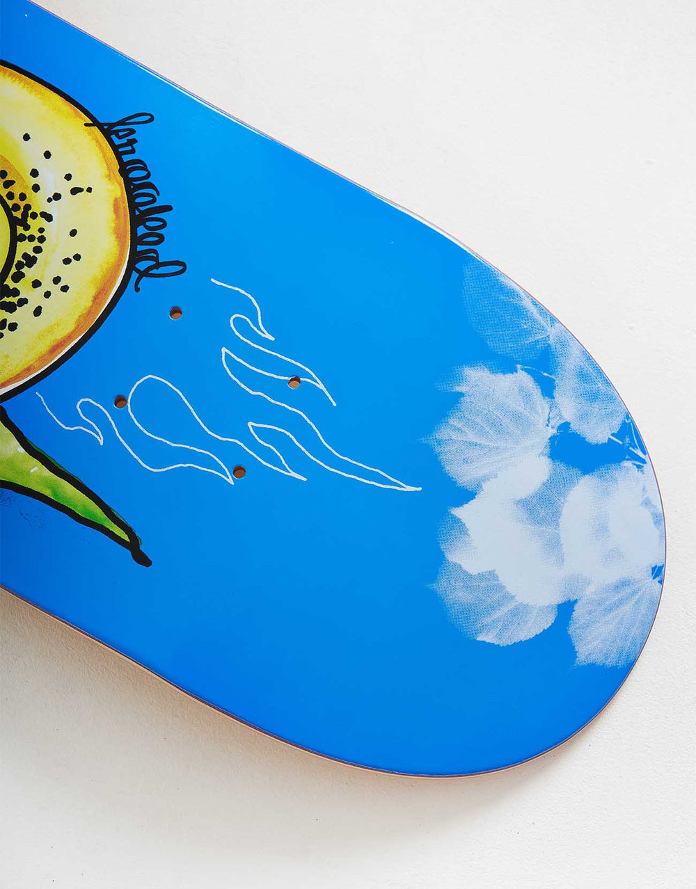 Krooked Una Flame Snail Skateboard Deck - 8.25"