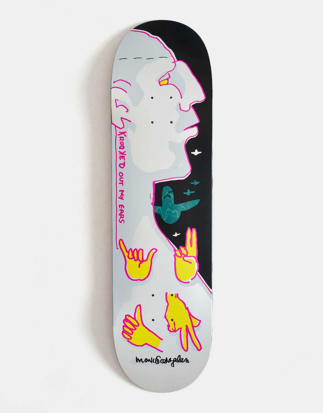 Krooked Gonz Out My Ears Skateboard Deck - 8.75"